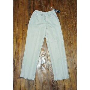 Kim Rogers NWT Tan Dress Pants Comfort Waist Elastic waistband 8P